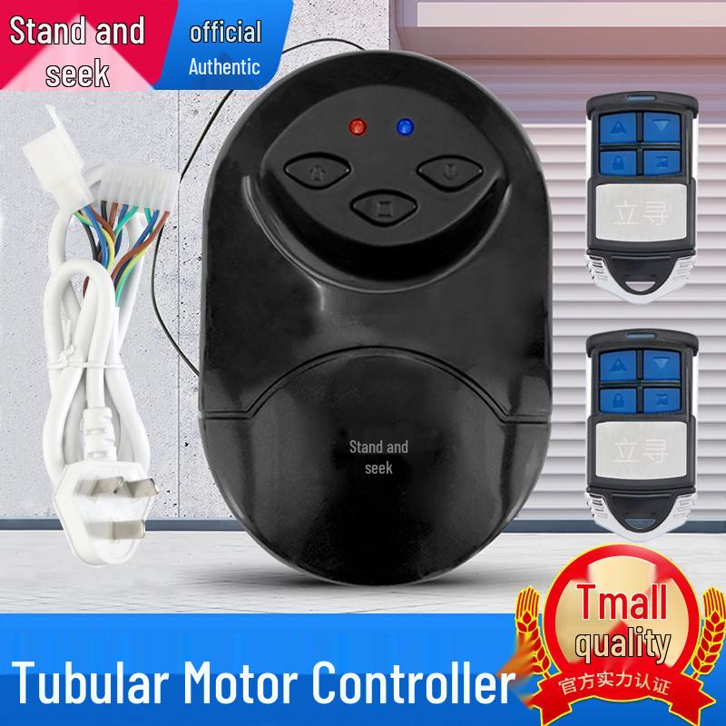 Electric Garage Door Controller with Built-in Tubular Motor for Remote-Controlled Rolling Shutters