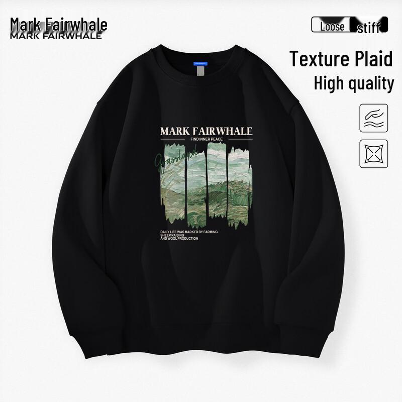 

Мужской свитшот Mark Fairwhale с круглым вырезом, весна/осень 2025 XL