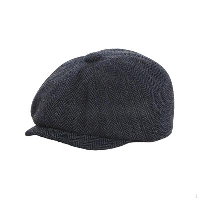 Beret Hat Cabbie Driving Gift Octagonal Autumn Flat Cap for Travel Camping