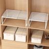 Telescopic Closet Shelf Separator, Expandable Organizer for Wardrobe and Cabinet Storage