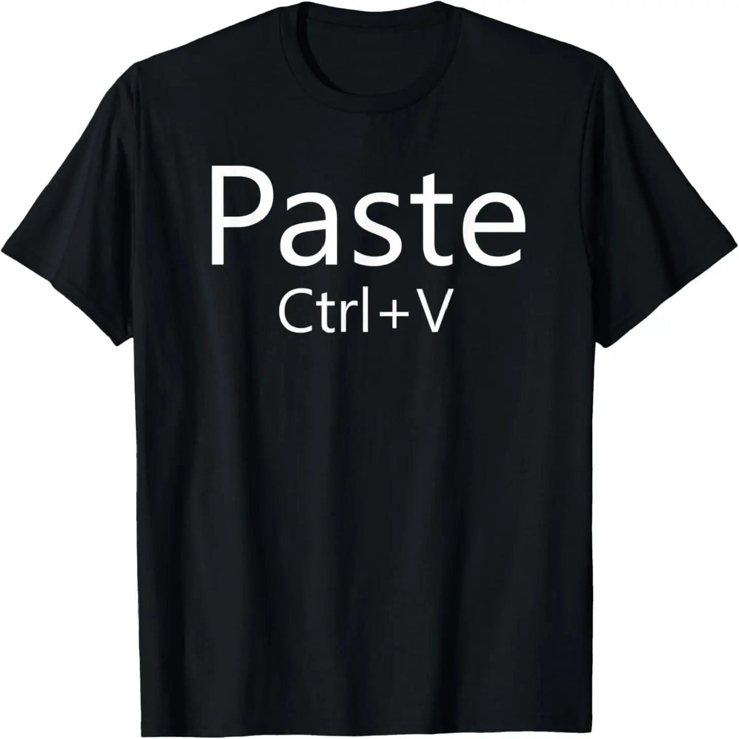 Paste Copy Halloween Couples Costume Matching Set Nerd Geek T-Shirt S