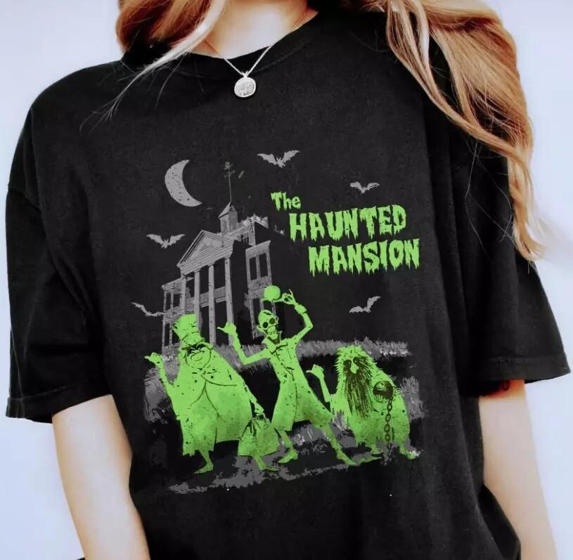 New Haunted Mansion Shirt Spooky Ghost Tee Halloween Shirt Gift S-5XL