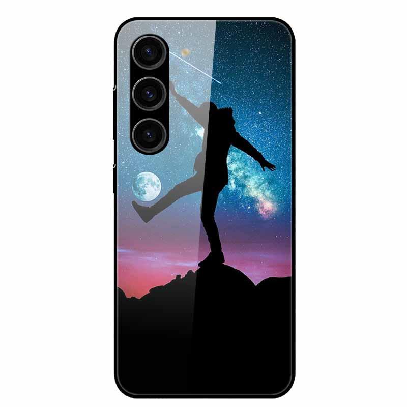 For Samsung Galaxy S25 Case Tempered Glass Hard PC Back Cover For Galaxy S 25 Plus Phone Cases S25Plus Silicone Bumper Shell Bag