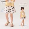 Ohm Bear Girls' Cotton Summer Shorts