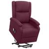 Day and Night - Day and Night Liftable Purple Fabric Massage Chair