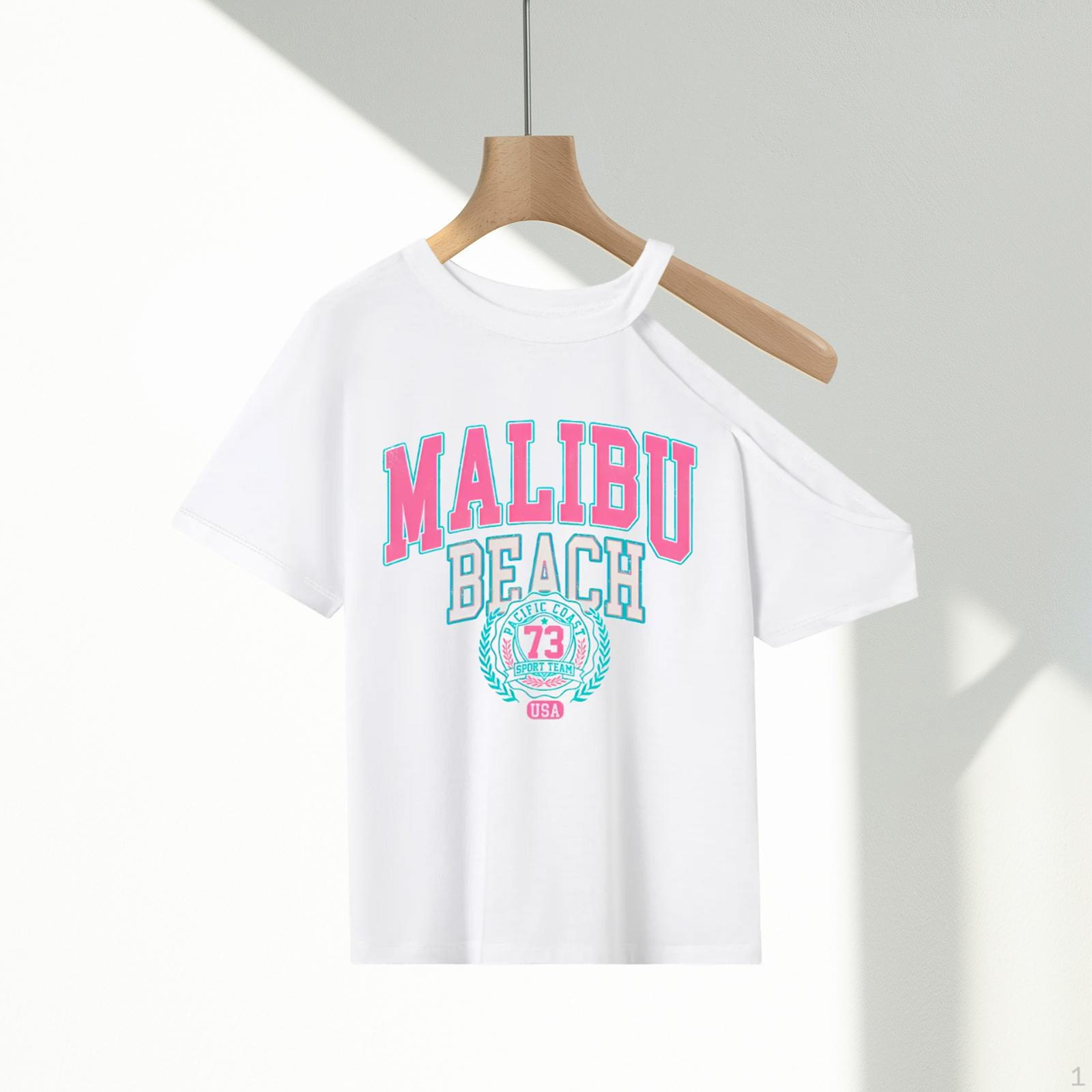 

T Shirt for Women Basic Tee Round Neck Casual Crew Camping