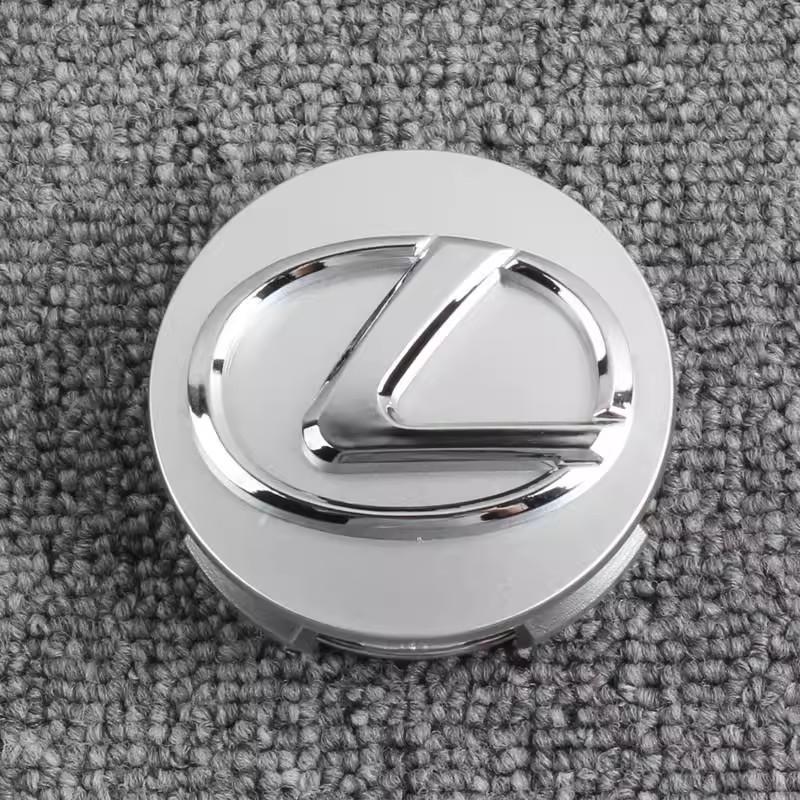 

4Pcs Car Emblem 62MM Wheel Center Cover Hub Accessories For Lexus GS IS LS500h ES260 ES300h RX350h NX260 UX260 LM LC RZ450e TX