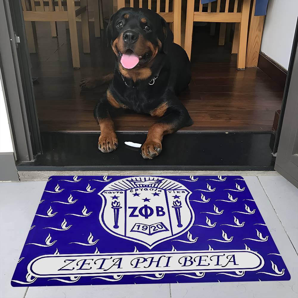 Zeta Phi Beta Hallway Carpet Non-Slip Laundry Room Mat Laundry Decor Balcony Child Living Room Bedside Area Rugs