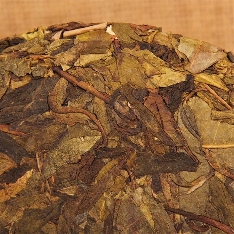 357g China Spring Puer Cake Pu Erh Raw Pu-erh Green Tea Handmade Fermented Leaf