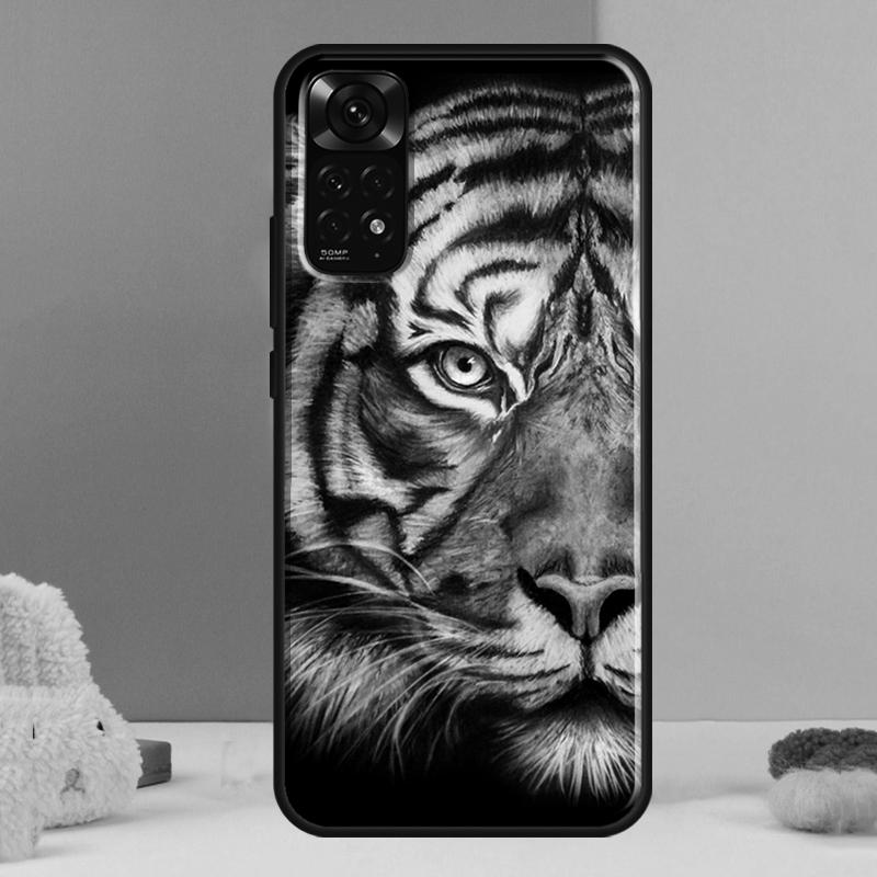 Lion Tiger Face Case For Xiaomi Redmi Note 14 13 12 Pro 11 9 10 9S 10S 11S 12S Redmi 14C 13C 10C 12C Cover
