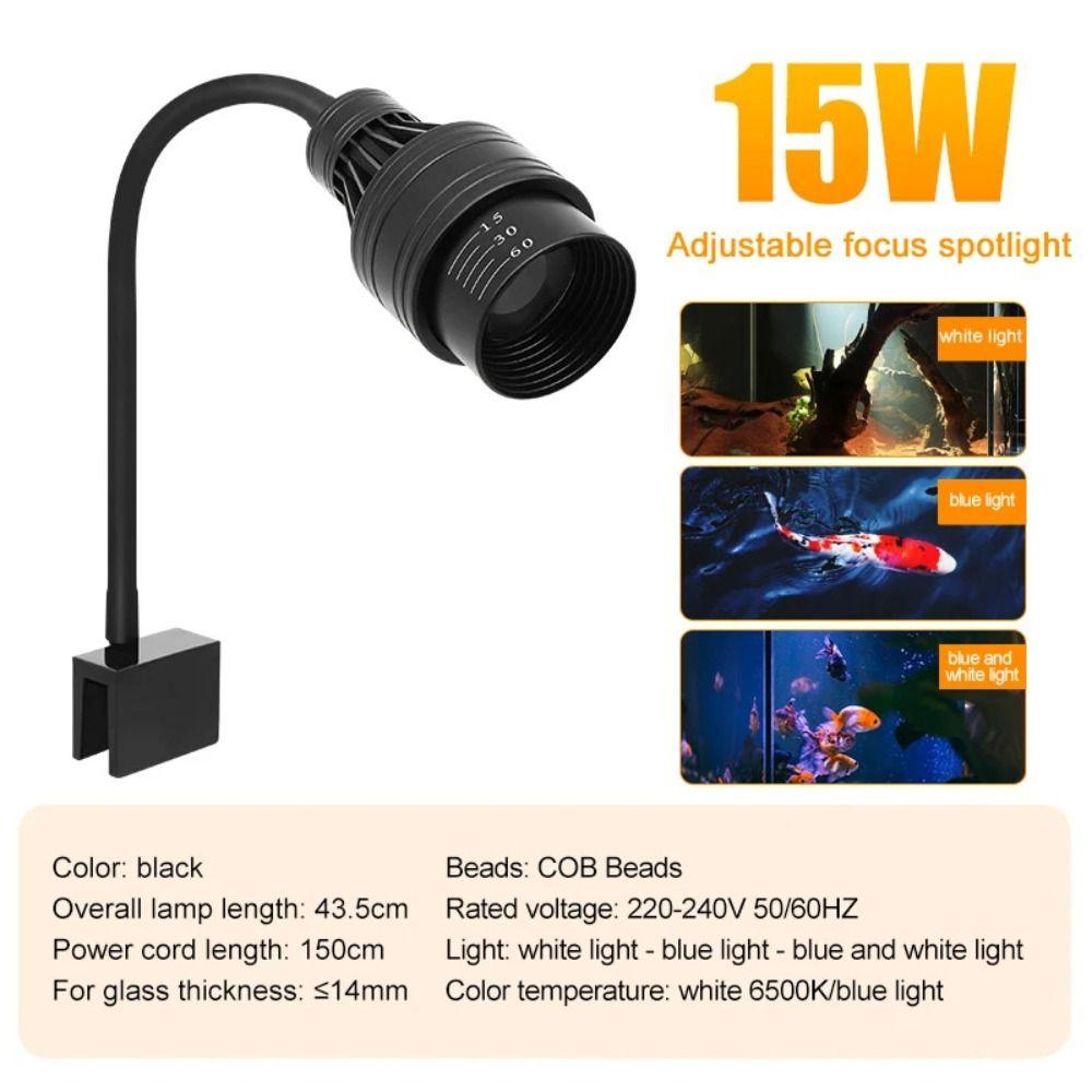 Adjustable Focus Aquariums Fish Tanks Spotlight Aquarium Plants Grow Lamp  Aquatic Plant Grow