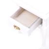 1:12 Wooden Bedroom Dollhouse Miniature Bedside Furniture Accs