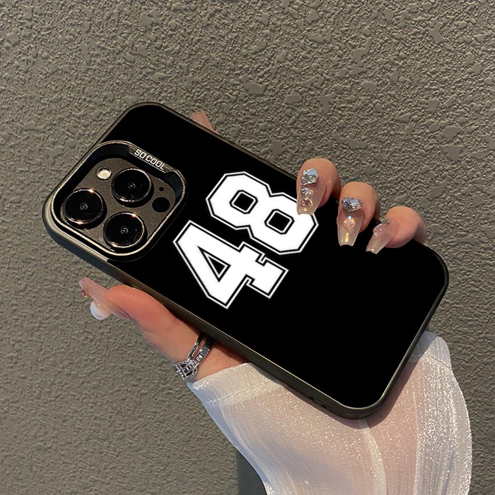Number Football Phone Case For IPhone 16 15 14 13 12 11 Pro Max X XR XSMAX 8 7 Plus Matte Shockproof Back Cover