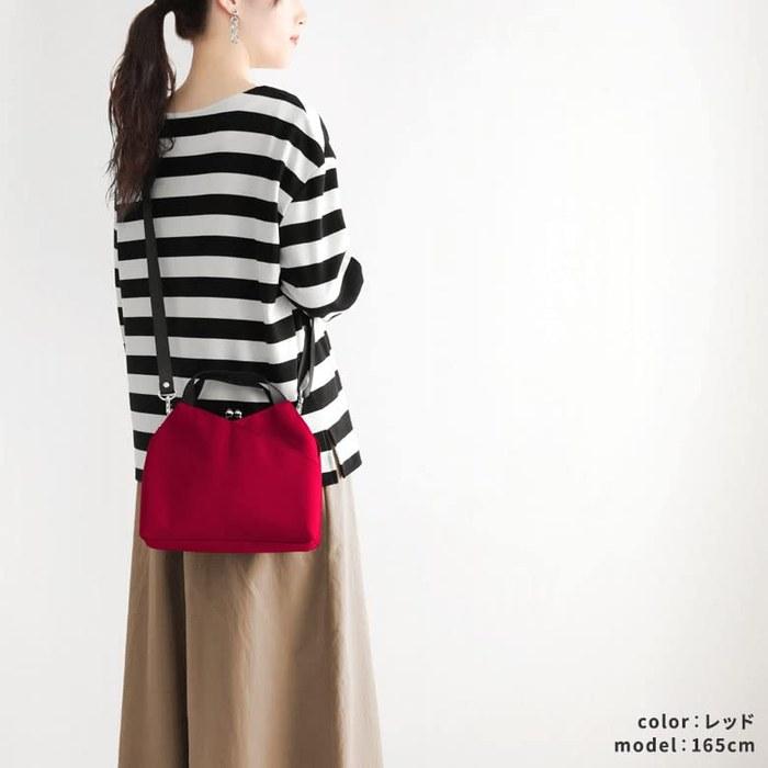 [AYANOKOJI Sarei] Layered Shoulder Bag (Cordura(R) re/cor(TM) Red)