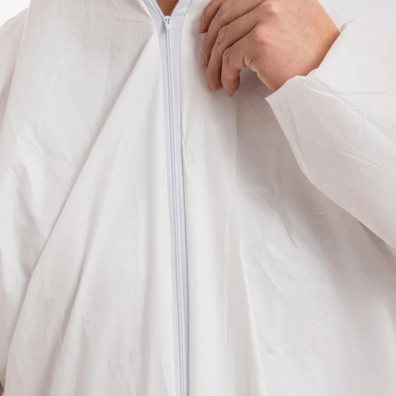 Disposable Breathable Dustproof Water Oil Resistant Work Safety Overall Anti Dust Spary Painting Decorating Labour Coverall Suit