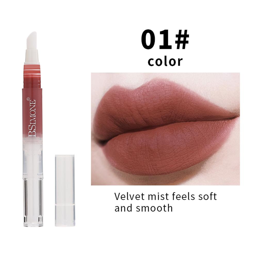 

Мягкий туман, бархатный мусс, блеск для губ, стойкий цвет, без потери цвета, без сухости, матовый блеск для губ 2g