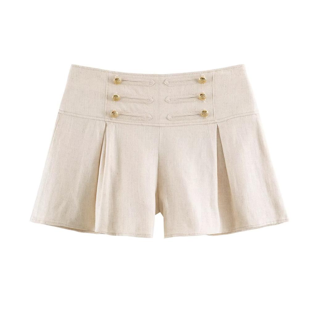 European and American style wholesale women's clothing, fashionable versatile rope knot buckle decoration slim vest + buckle casual