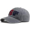 Baseball Cotton Washed Caps Summer Trendy Fashionable Embroidered Stitching Soft Top Women'S Cap Outdoor Casual Sport Visor Trucker Hat For Men