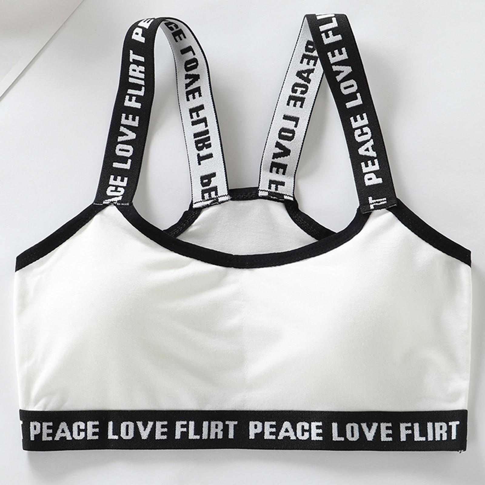 

Спортивний бюстгальтер для дівчат з регульованою лямкою (10-14 років) З фіксованою чашкою One Size білий