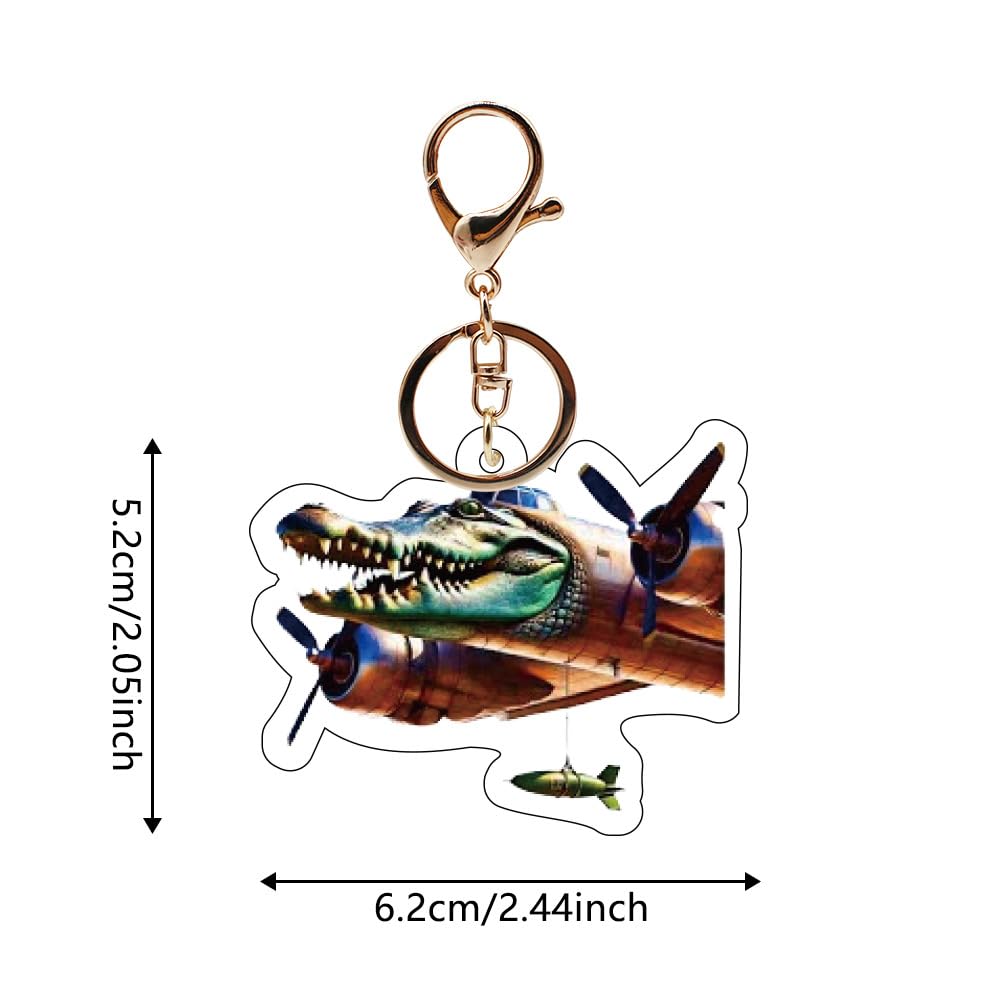 [Sky Color] 6-piece Set Thun Sahool Key Chain Acrylic Key Chain Mobile Phone Key