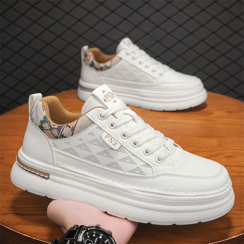 

Fashion Men Breathable Casual Shoes Outdoor No Slip Soft-sole Youth Board Shoe Brand Protection Men Comfortable Running Sneakers 39 хаки