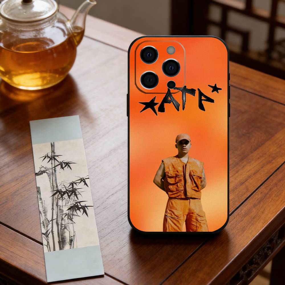 Rapper Nsqk Phone Case For iPhone 17,16,15,14,13,12,11 Plus,Pro Max,XS,Soft Silicone Black Cover