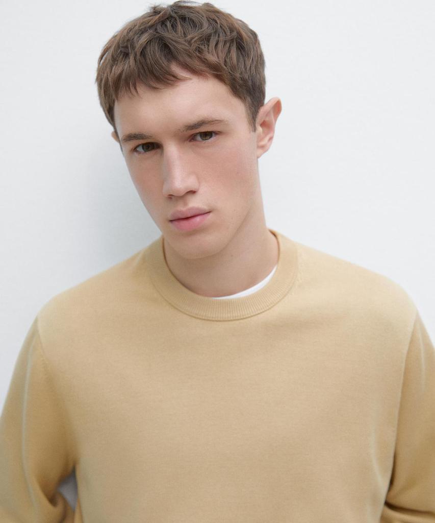 Masimodutti Cotton Blend Knit Sweater