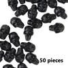 10/50Pcs Skull Nail Art Charms Flatback Beads, Punk Halloween Party Holiday Nail Art DIY Decoration