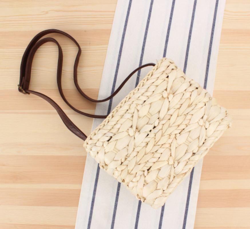 Straw Woven Shoulder Bags For Women, Summer Beach Crossbody Bag Bohemian Style Ladies Shoulder Bag Travel Shopping
