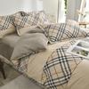 Fresh Orange 100% Cotton Four-Piece Bedding Set - Duvet Cover & Bed Sheet for Student Dorms and Homes