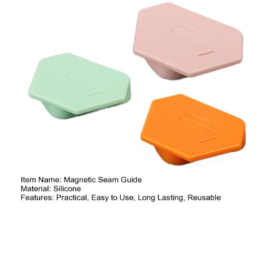 3Pcs Magnetic Seam Guide Easy Adjustment Reusable Multifunctional Polygonal Hemmer Guide with