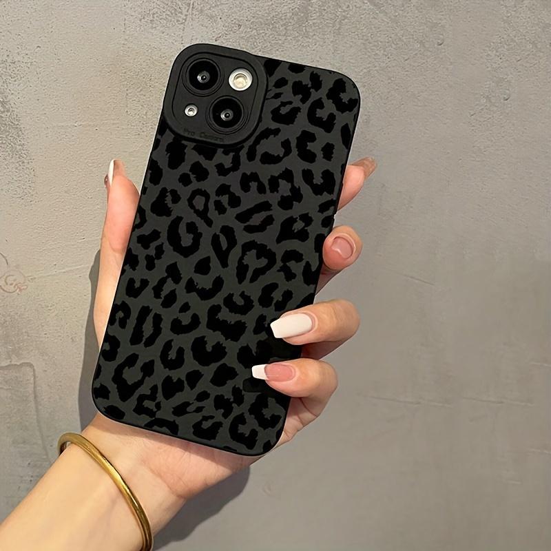 Leopard Print Graphic Phone Case for iPhone 15 14 13 12 11 X XR Xs SE2 SE 8 7 Plus Pro Max Mini Silicone Back Cover