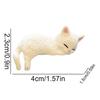 Miniature Cat Figurines Small Animal Kitten Statues Creative Miniature Cat Statues for Home Workplace Car Aquarium Monitor