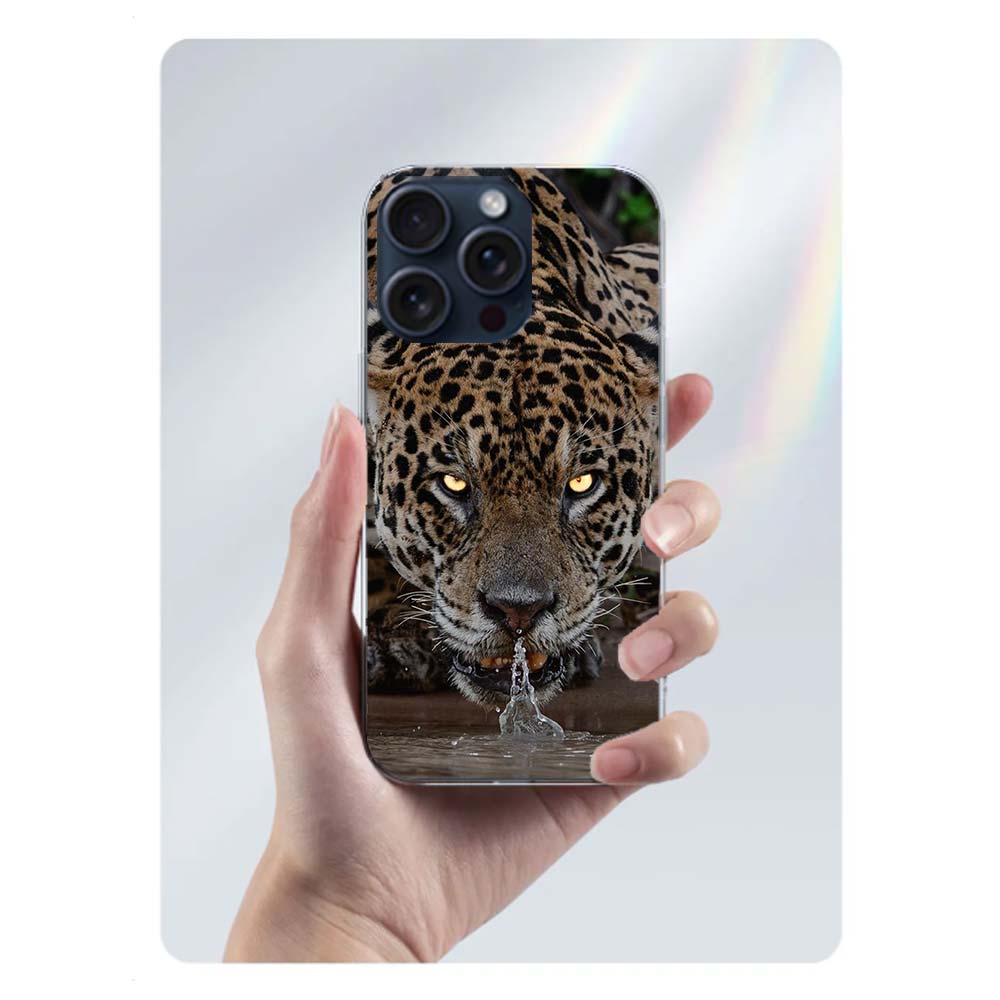 Majestic Leopard Clear Phone Case For Iphone 17 Air 16 Pro Max 15 Pro 14 Plus 17E 16E 11 13 12 Mini Cover Cases Fundas Cell TPU