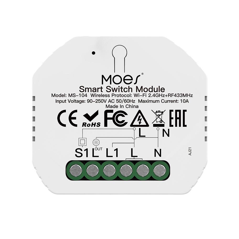 Smart WiFi Switch with Alexa Support - Remote Control & Timer for Light Management