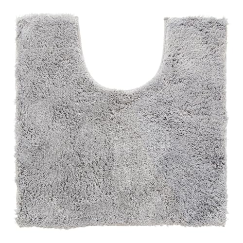 OKA Dry-Good D Nature Toilet Mat, Regular Size (Approx. 65cm x 65cm), Gray (Dry-Good, Absorbent, Quick-Drying, Antibacterial, Odor-Resistant, Washable