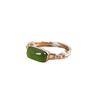 2026 Silver Fashion Hetian Jasper Ring S925 Silver Jewelry Women's Gold-plated Ring