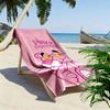 Pink Panther Print Beach Towel, Large Soft Quick Dry Towel for Beach Camping Swimming