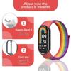 Nylon-Schlaufe für Mi Band 9 8 Armband 8 NFC SmartWatch Armband Correa Ersatz sport Armband für Miband 8 Armband Correa