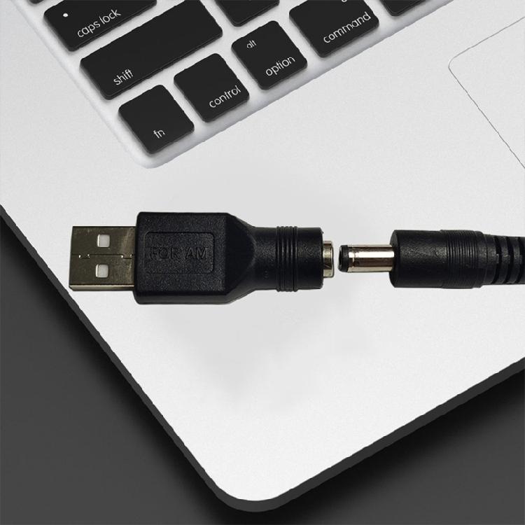Kompakter USB-Stecker auf DC-Buchse Adapter 4,8 cm Ladekonverter Zubehör