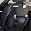 Car Backseat Storage Bag, With Tissue Box,Multifunctional,Backseat Protector Cover Pad,Large Capacity Back Storage Hanging Bag