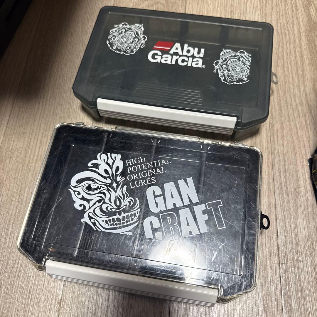 Used Abu Garcia & GAN CRAFT lure case set of 2
