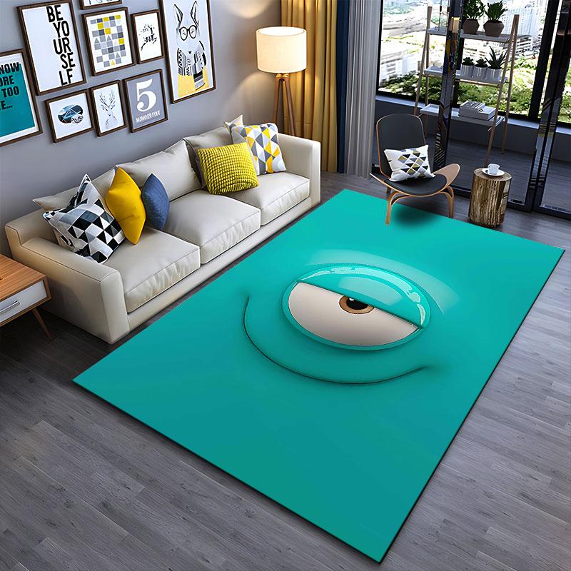 Cyclops Face Minimal Design suitable as a non-slip mat for the living room or bedroom sofa