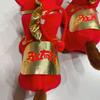 Red Horse Plush Keychain Realistic Soft Stuffed Animal Keyring Pony Mascot Gift for Company Events Kids