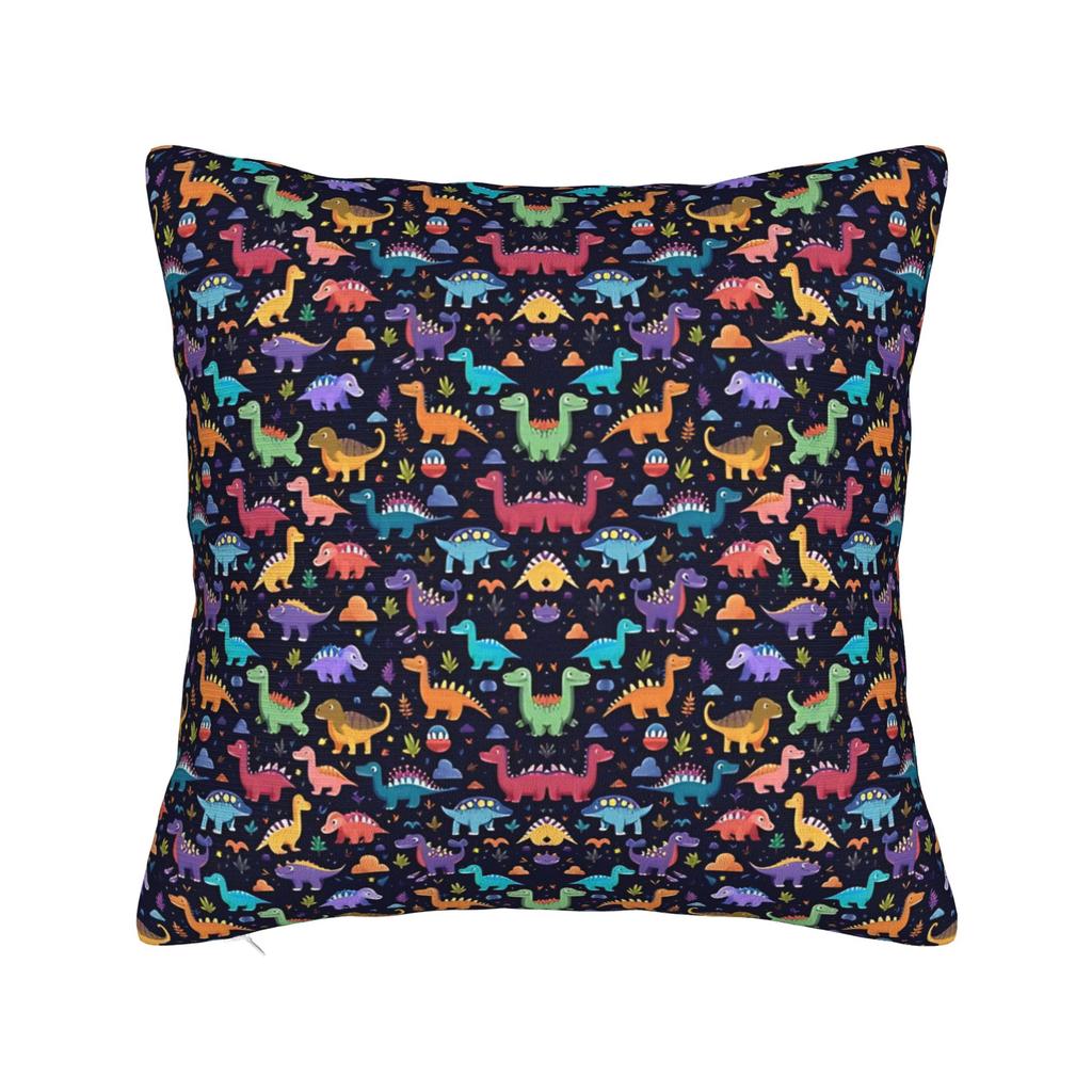 Pillow Cover Fun Dinosaur Pattern Novelty Pillow Case For Sofa Couch Bed Living Room Pillowcases
