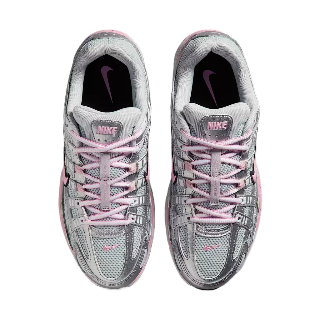 Nike P-6000 Pure Platinum Metallic Silver Black Pink Women Sneakers BV1021-020