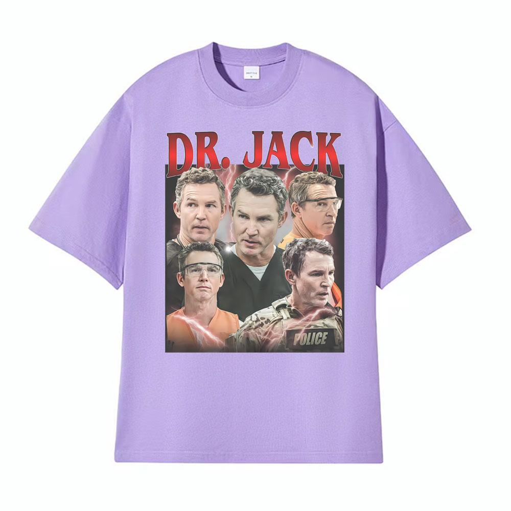 Limited Dr Jack Abbot Retro Movie HN7 Graphic T Shirts Unisex Women Fashion Casual Tee Shirt High Quality ONeck Tshirt Streetwear