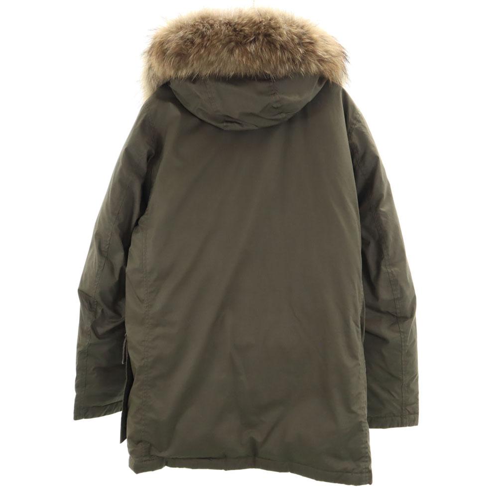 Woolrich Vyrobeno v Moldavsku Arctic Parker S khaki ARCTIC PARKA Mývalí kožešina Pánské Použité
