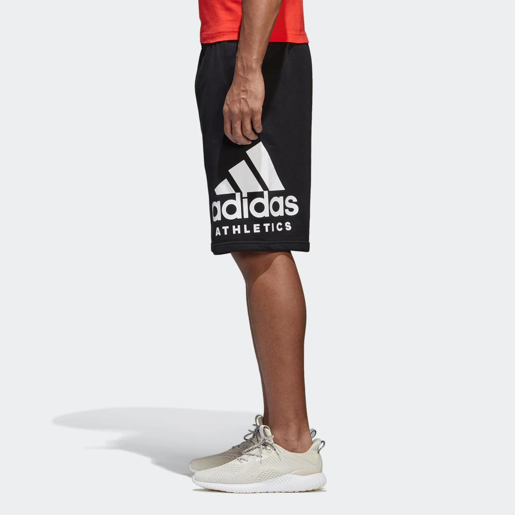 Adidas Letter Elastic Comfortable Five-Point Sports Shorts Men Shorts Black CF9562