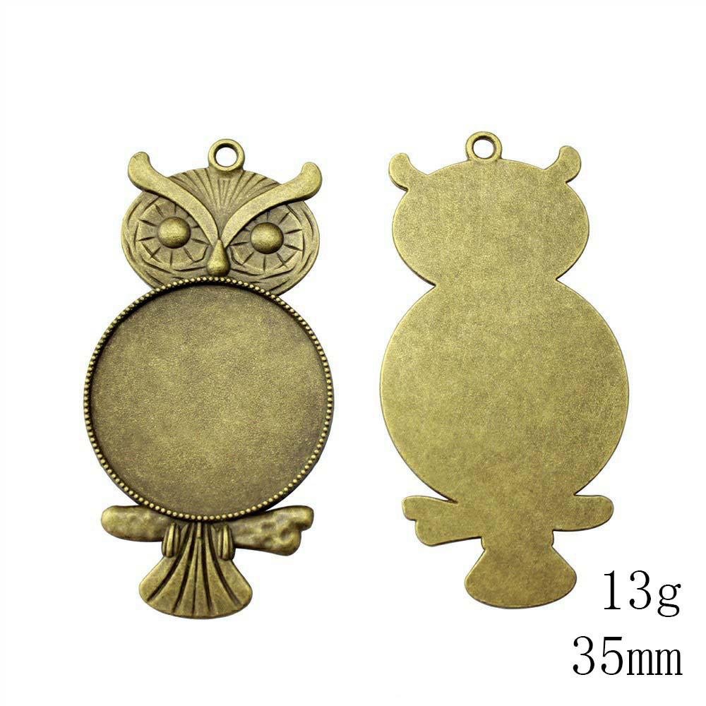 New Year's Day Accesories Fit Round 30-35mm Glass Cabochon Base Setting Tray Accessories Parts Souvenir Accessory Parts